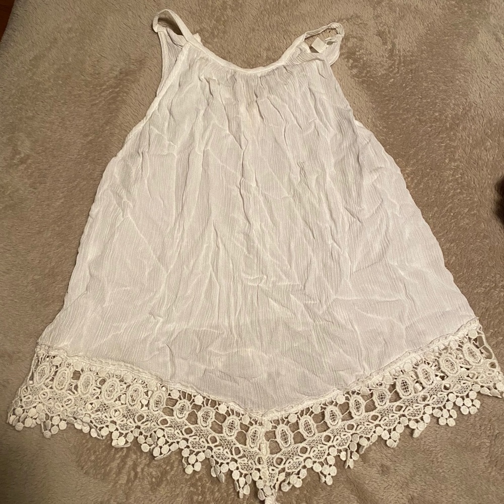 Active USA White Tank